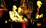 Sir Joshua Reynolds a, conversation France oil painting artist